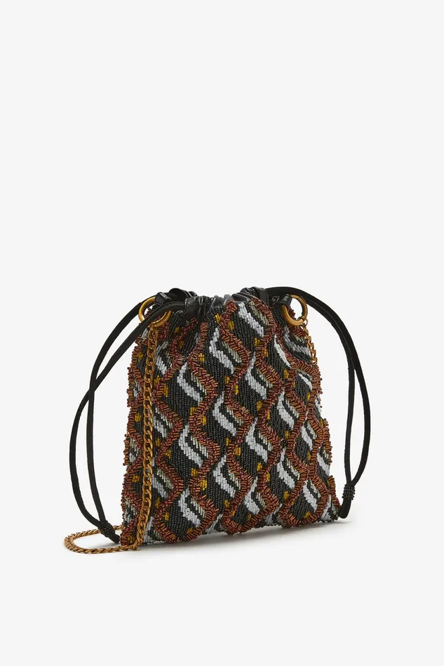 Women Malparmi Small Bags Muse Embroideries Bucket Bag Brownyellow