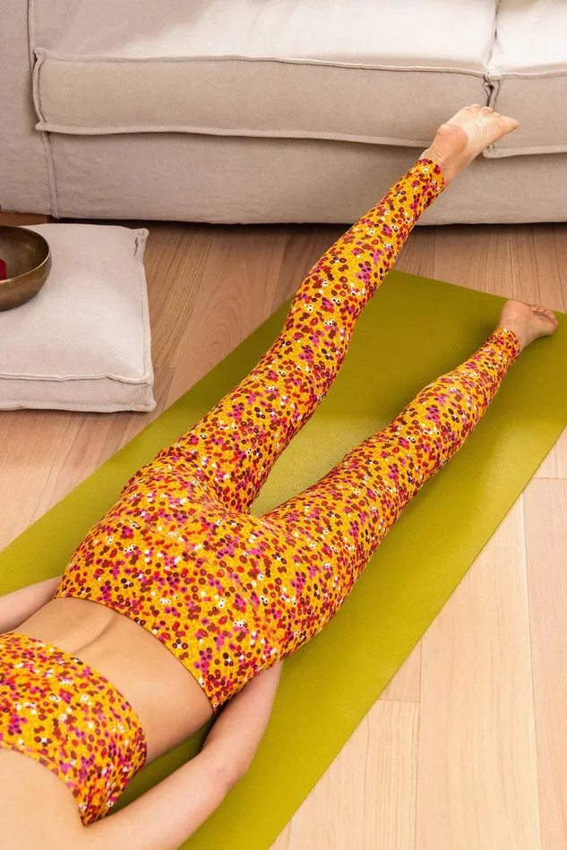 Women Malparmi Sportwear Flexi Flow Leggings Orangefuxia