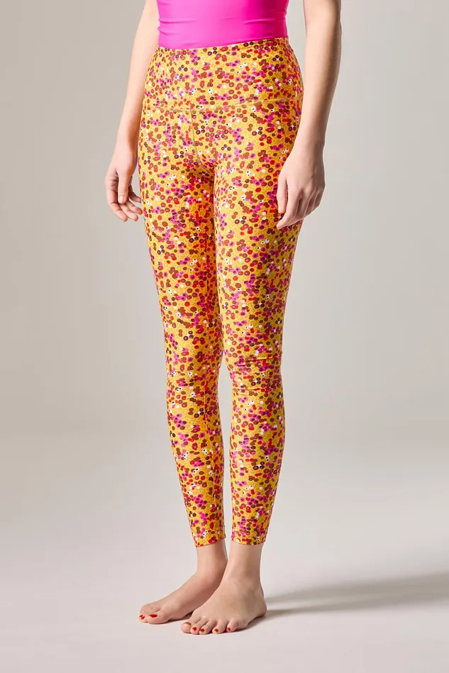 Women Malparmi Sportwear Flexi Flow Leggings Orangefuxia