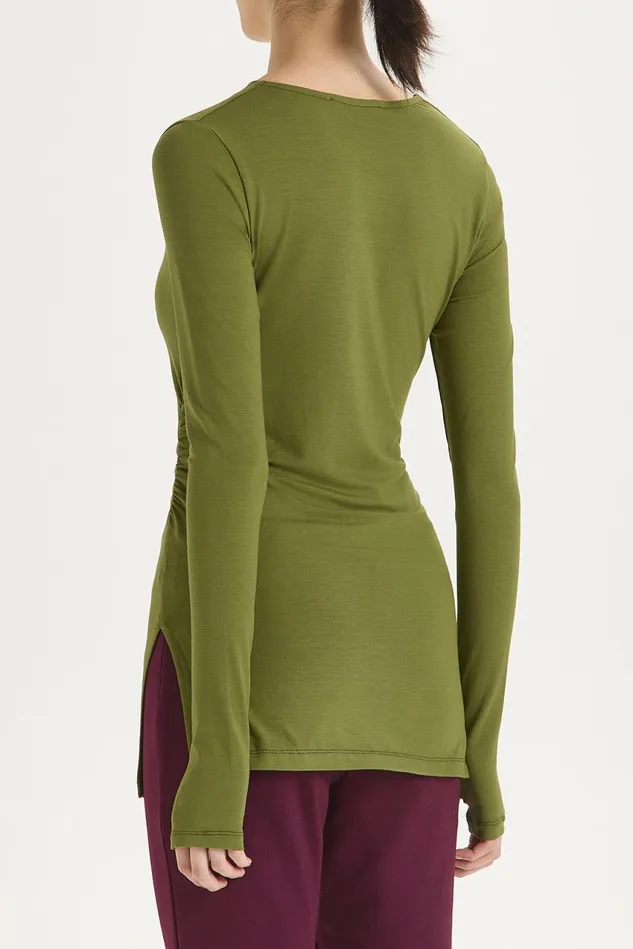 Women Malparmi Tshirts And Tops Block Colour Jersey TShirt Pistachio