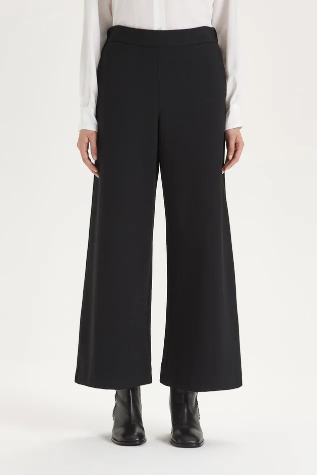 Women Malparmi Trousers Comfy Jersey Trousers Black