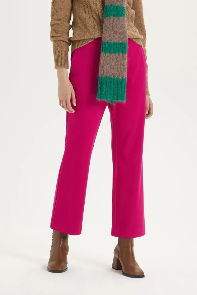 Women Malparmi Trousers Comfy Jersey Trousers Cyclamen