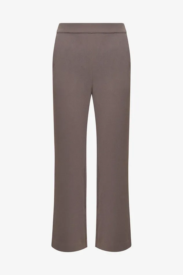 Women Malparmi Trousers Sabl Crepe Trousers Mediumgrey