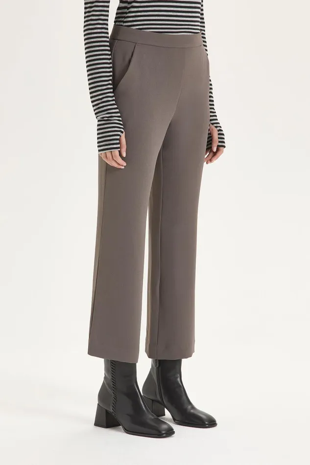 Women Malparmi Trousers Sabl Crepe Trousers Mediumgrey