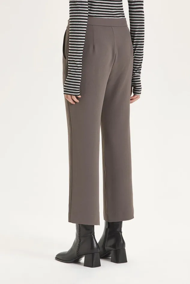Women Malparmi Trousers Sabl Crepe Trousers Mediumgrey