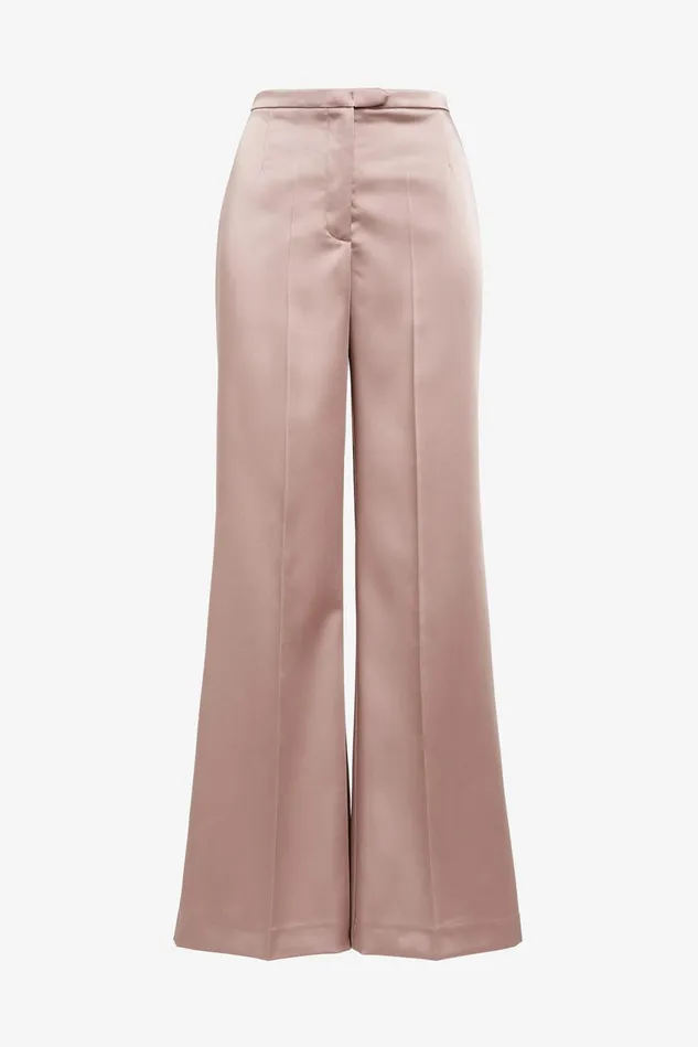 Women Malparmi Trousers Stretch Duchesse Trousers Powderpink
