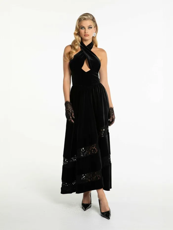 Women Maxine Velvet Dress Nana Jacqueline Dresses