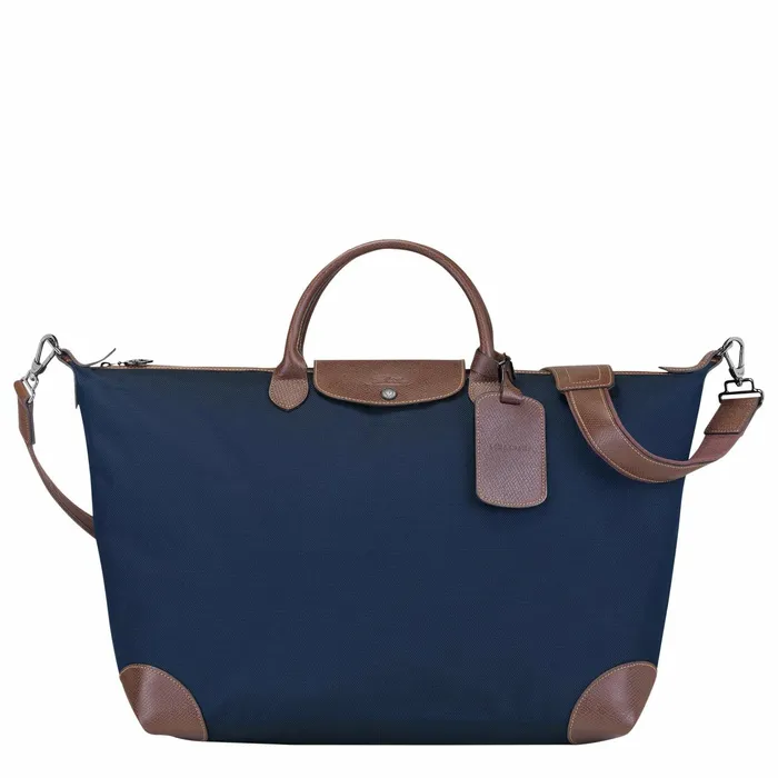 WomenMen Boxford S Travel Bag Blue Longchamp Travel Bags