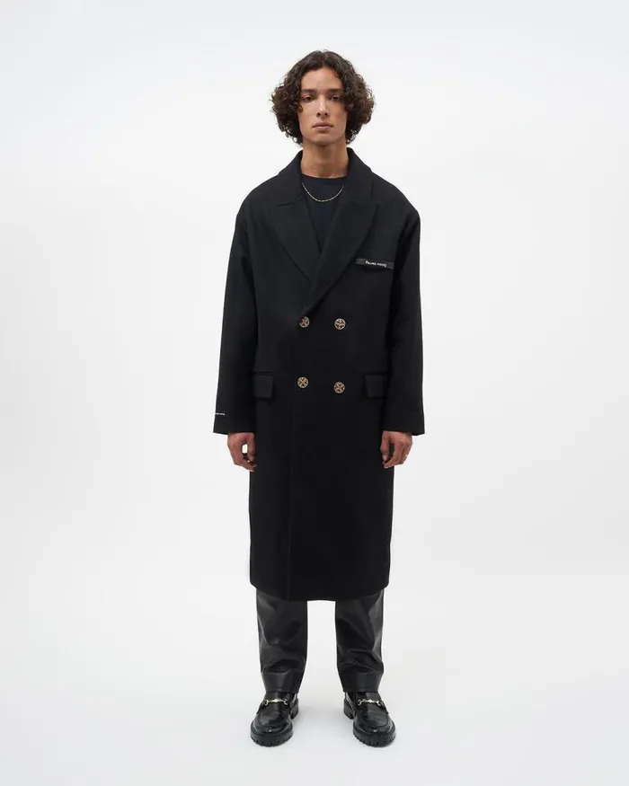 WomenMen Filling Pieces Coats and Jackets Studio Wool Coat Black