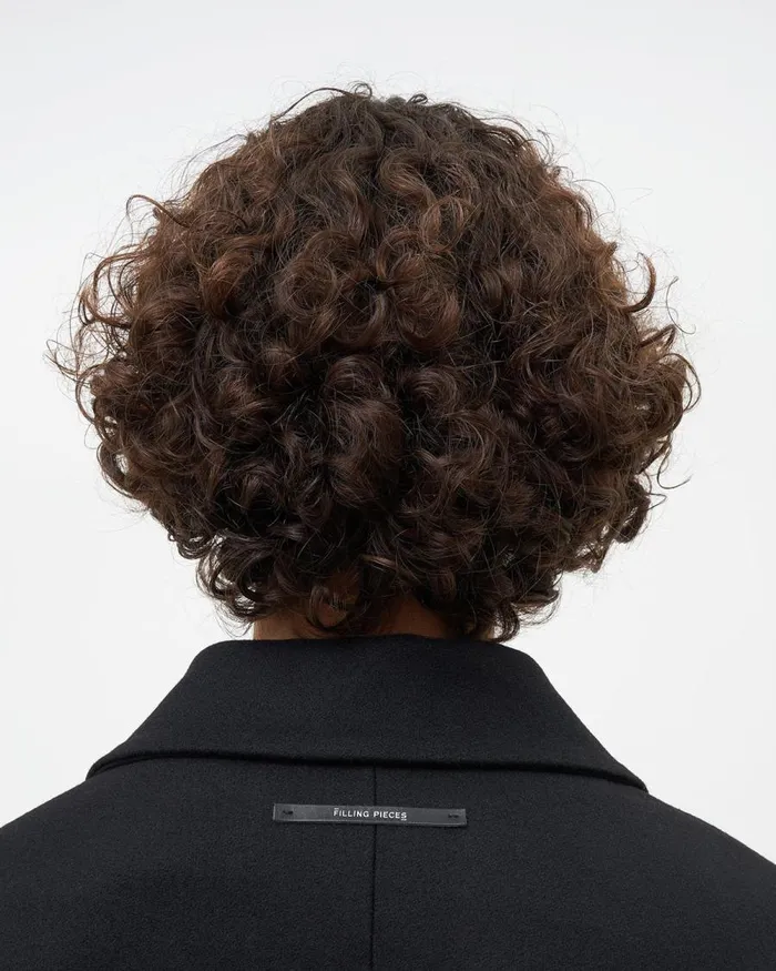 WomenMen Filling Pieces Coats and Jackets Studio Wool Coat Black