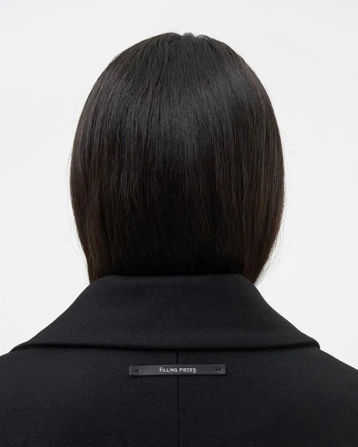 WomenMen Filling Pieces Coats and Jackets Studio Wool Coat Black