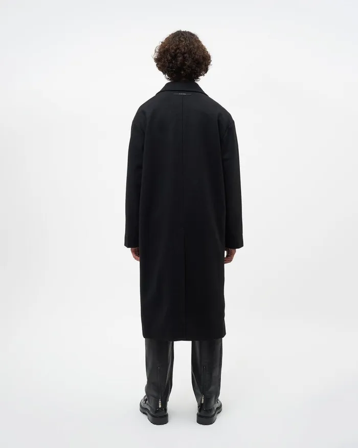 WomenMen Filling Pieces Coats and Jackets Studio Wool Coat Black