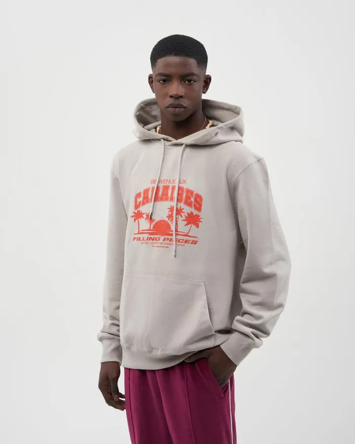 WomenMen Filling Pieces Hoodies and Sweatshirts Hoodie Caraibes Cool Grey
