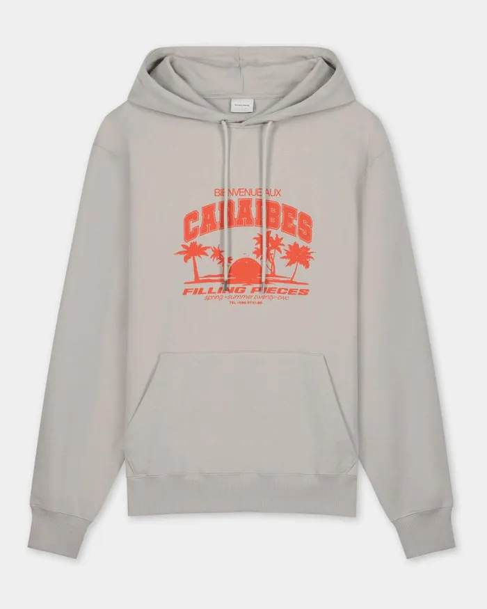 WomenMen Filling Pieces Hoodies and Sweatshirts Hoodie Caraibes Cool Grey