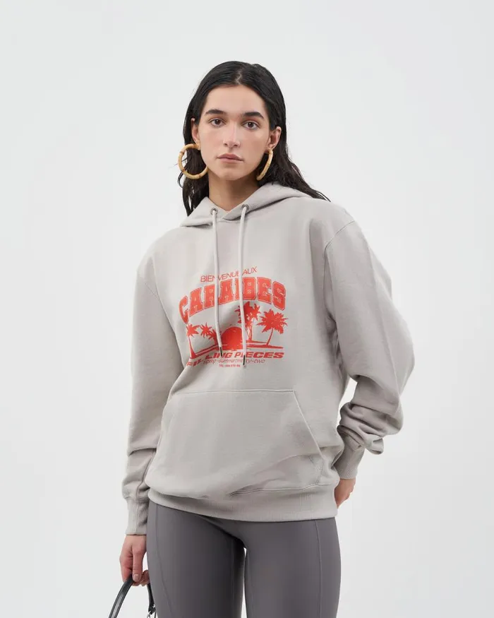 WomenMen Filling Pieces Hoodies and Sweatshirts Hoodie Caraibes Cool Grey