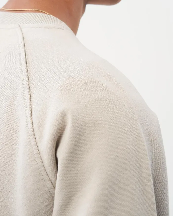 WomenMen Filling Pieces Hoodies and Sweatshirts Lux Crewneck Cool Grey