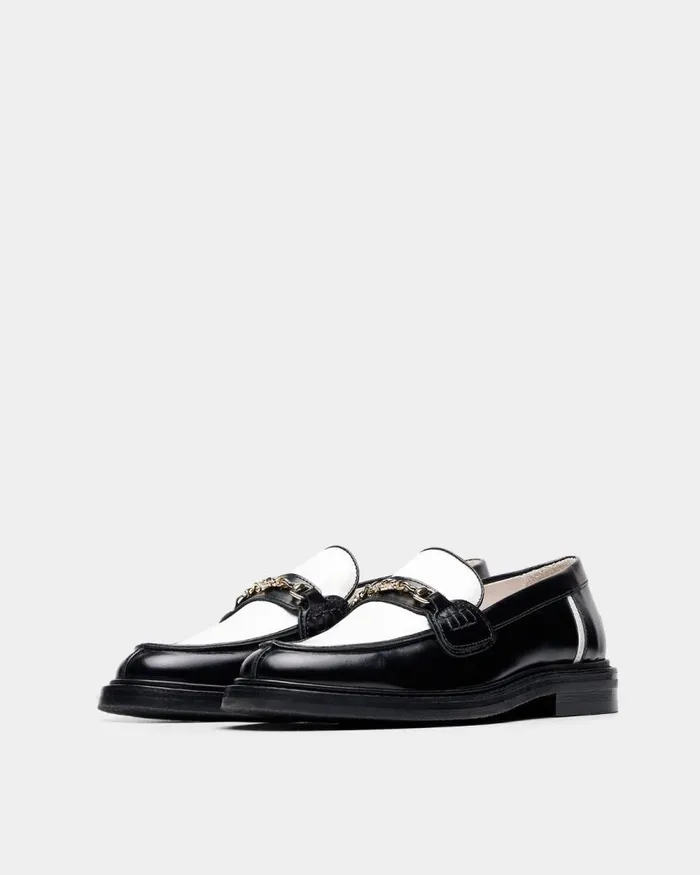 WomenMen Filling Pieces Loafers and Dress Shoes Loafer Polido White Black