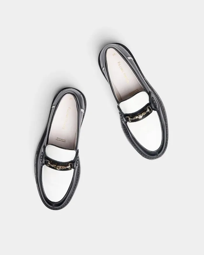 WomenMen Filling Pieces Loafers and Dress Shoes Loafer Polido White Black