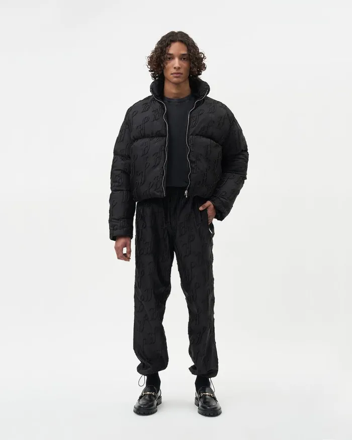 WomenMen Filling Pieces Pants and Shorts Studio Nylon Cord Pants Monogram Black WomenMen Filling Pieces Pants and Shorts Studio Nylon Cord Pants Monogram Black