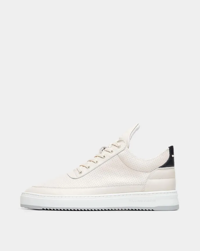 WomenMen Filling Pieces Sneakers Low Top Bianco Perforated Off White