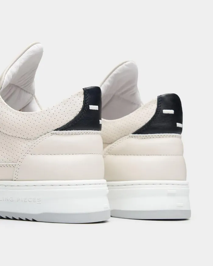 WomenMen Filling Pieces Sneakers Low Top Bianco Perforated Off White