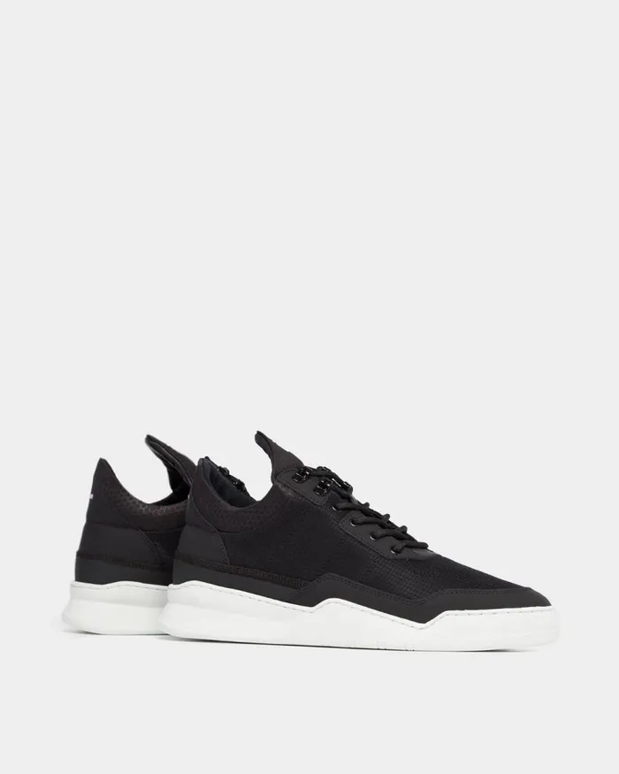 WomenMen Filling Pieces Sneakers Low Top Ghost Radar Black