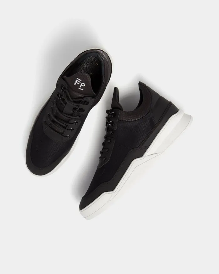 WomenMen Filling Pieces Sneakers Low Top Ghost Radar Black
