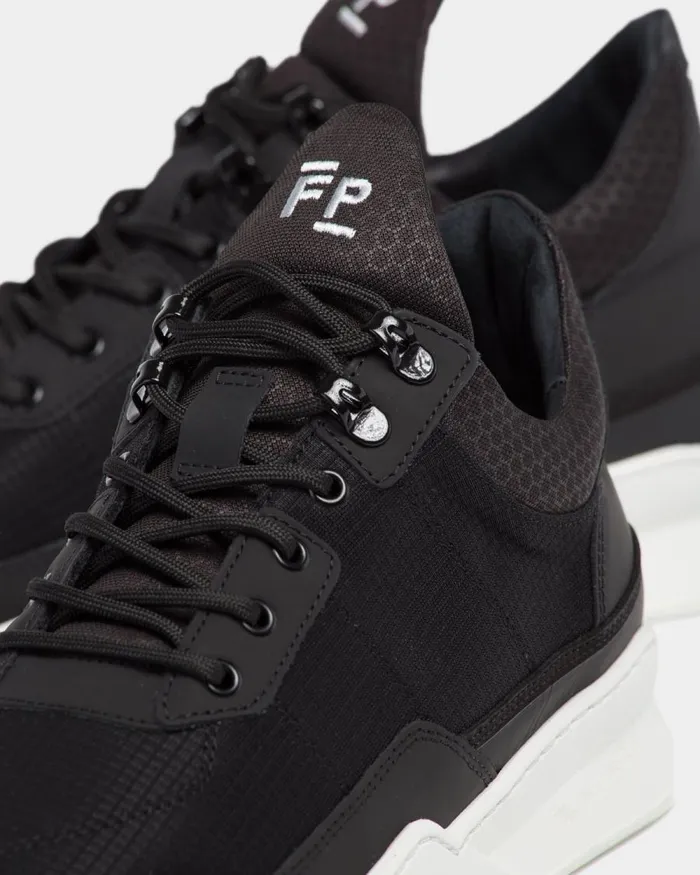 WomenMen Filling Pieces Sneakers Low Top Ghost Radar Black