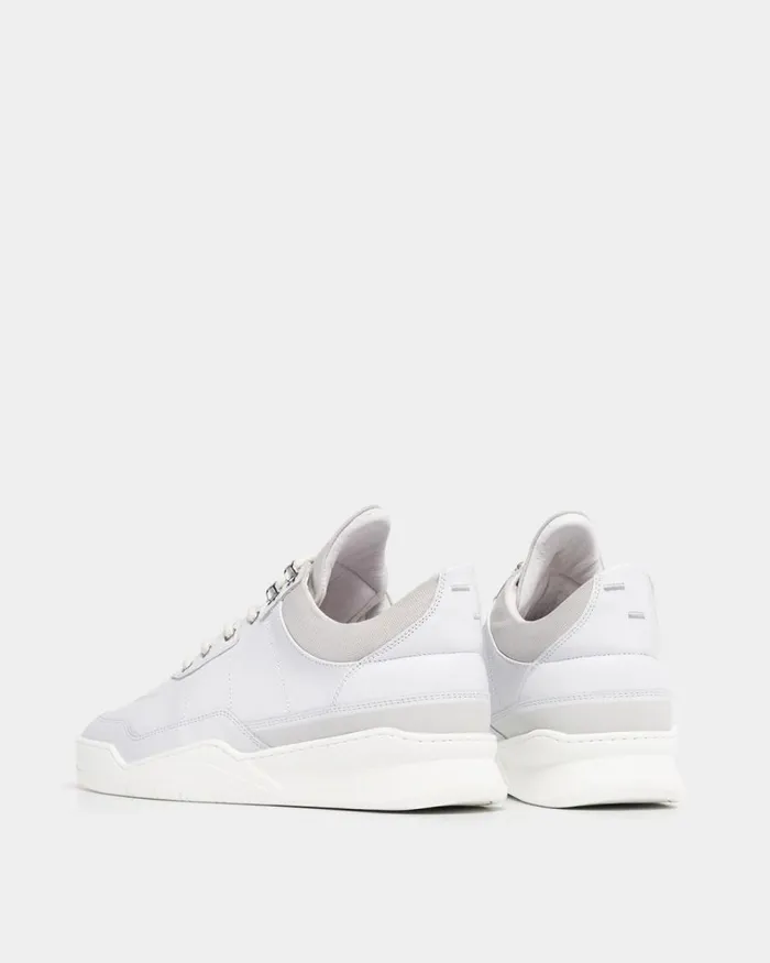 WomenMen Filling Pieces Sneakers Low Top Ghost Radar White