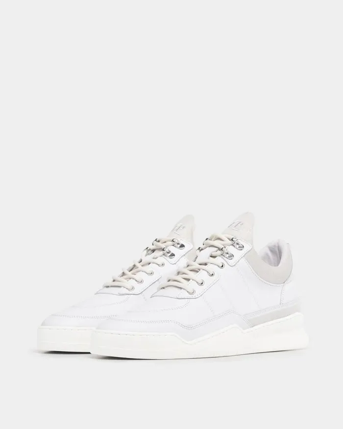 WomenMen Filling Pieces Sneakers Low Top Ghost Radar White