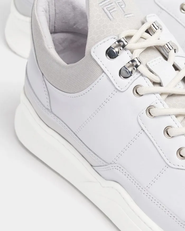 WomenMen Filling Pieces Sneakers Low Top Ghost Radar White
