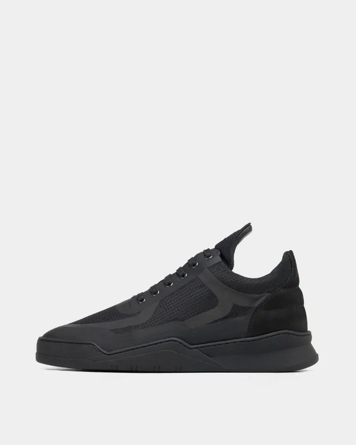 WomenMen Filling Pieces Sneakers Low Top Ghost Steam All Black