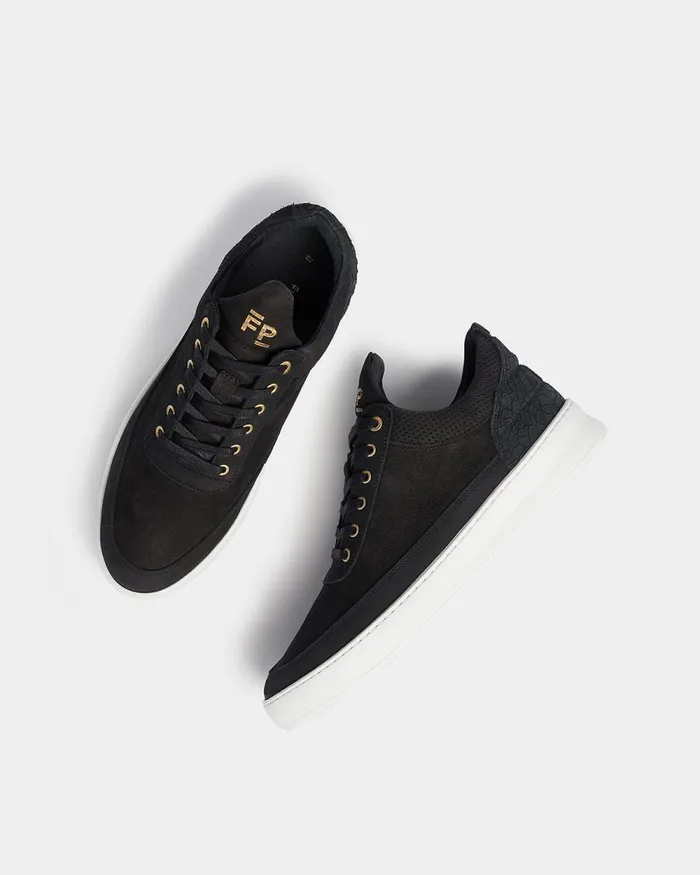 WomenMen Filling Pieces Sneakers Low Top Ripple Ceres Black