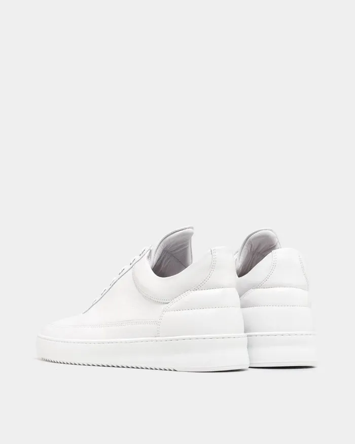 WomenMen Filling Pieces Sneakers Low Top Ripple Nappa All White
