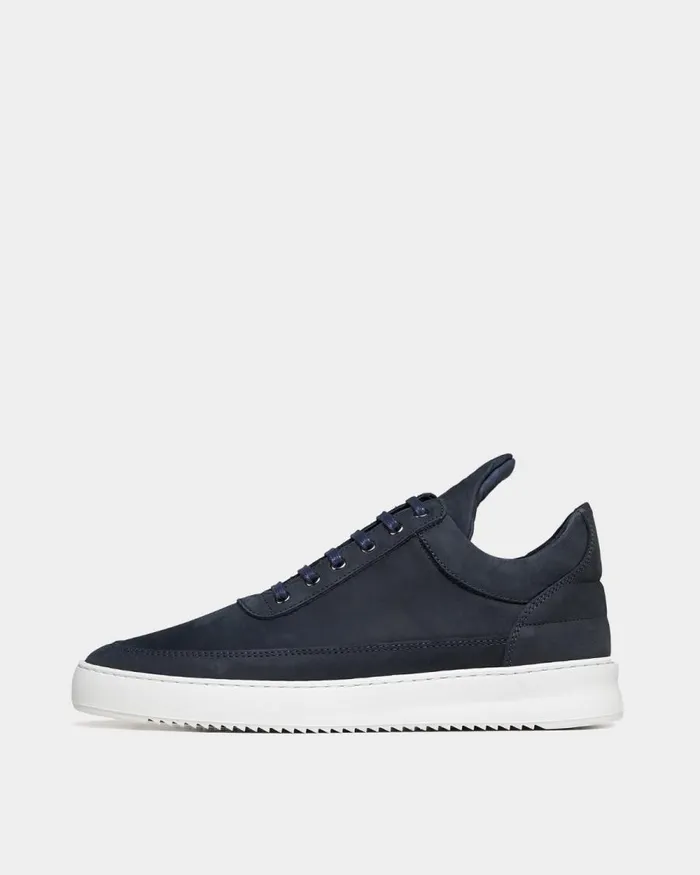 WomenMen Filling Pieces Sneakers Low Top Ripple Nubuck Deep Blue Navy