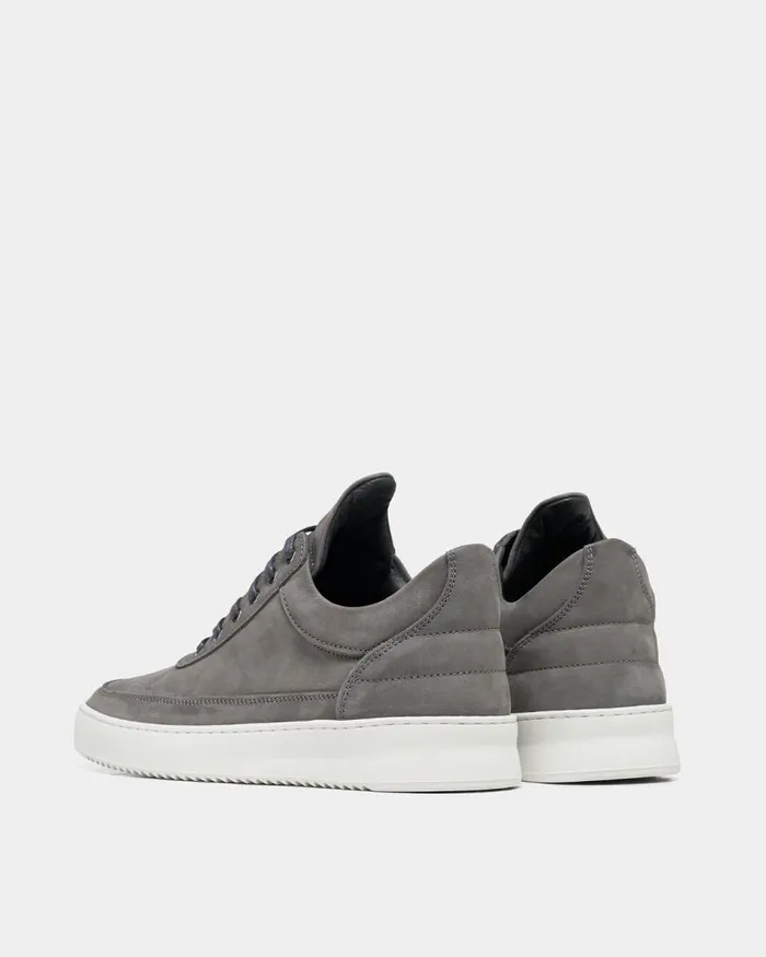 WomenMen Filling Pieces Sneakers Low Top Ripple Nubuck Shark Grey