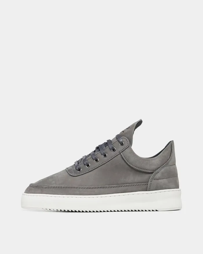 WomenMen Filling Pieces Sneakers Low Top Ripple Nubuck Shark Grey