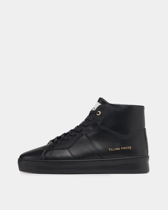 WomenMen Filling Pieces Sneakers Mid Plain Court Black