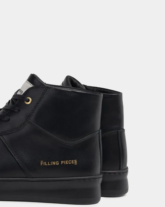 WomenMen Filling Pieces Sneakers Mid Plain Court Black