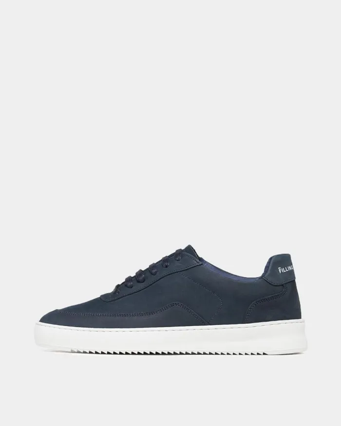 WomenMen Filling Pieces Sneakers Mondo 20 Ripple Nubuck Blue Navy