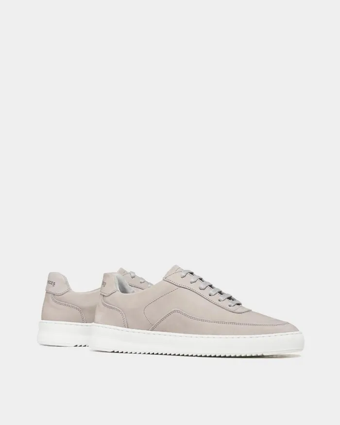 WomenMen Filling Pieces Sneakers Mondo 20 Ripple Nubuck Light Grey