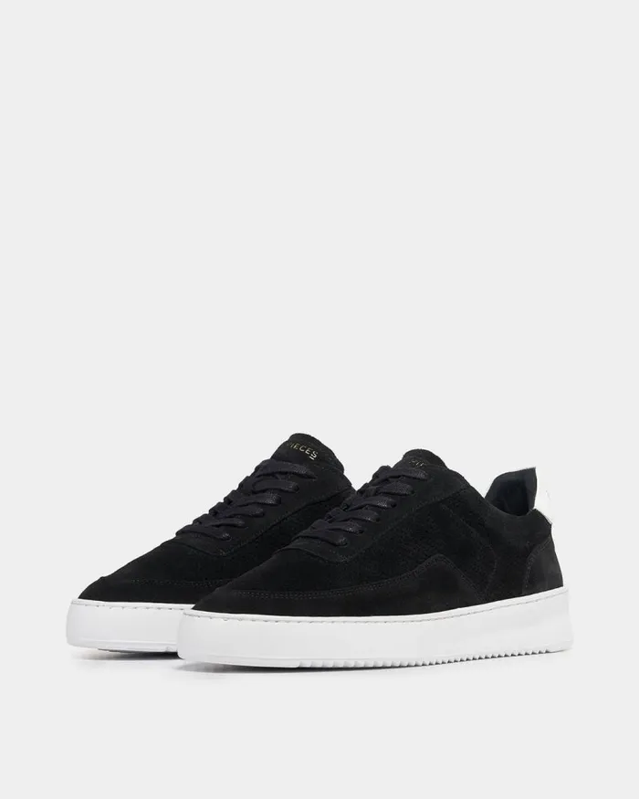 WomenMen Filling Pieces Sneakers Mondo Perforated Black