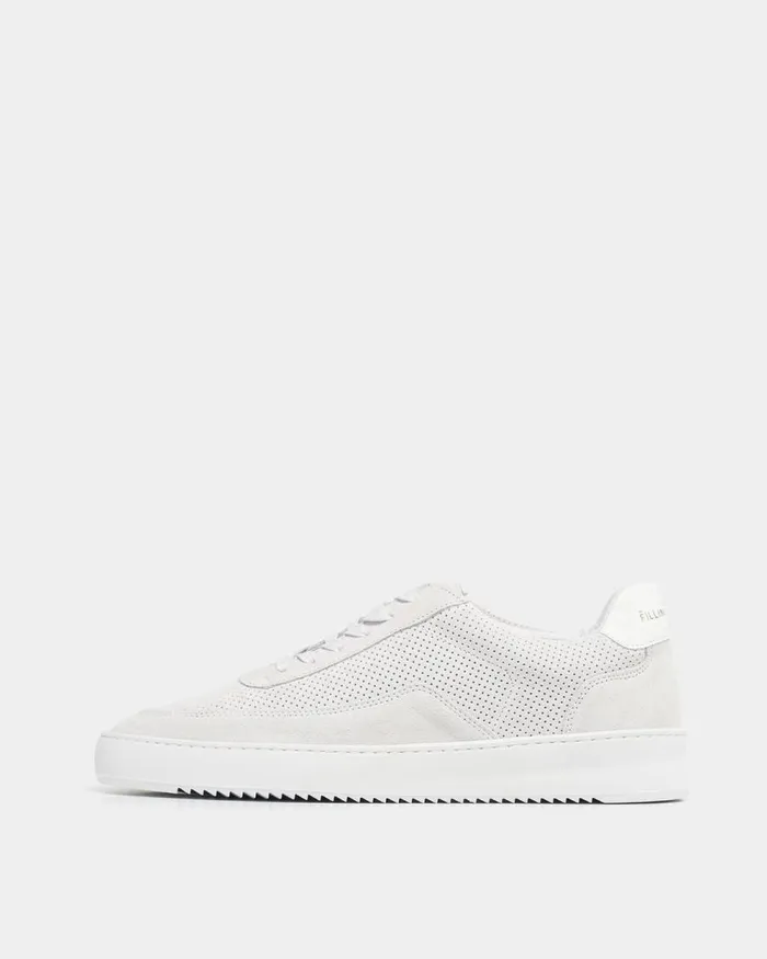 WomenMen Filling Pieces Sneakers Mondo Perforated White