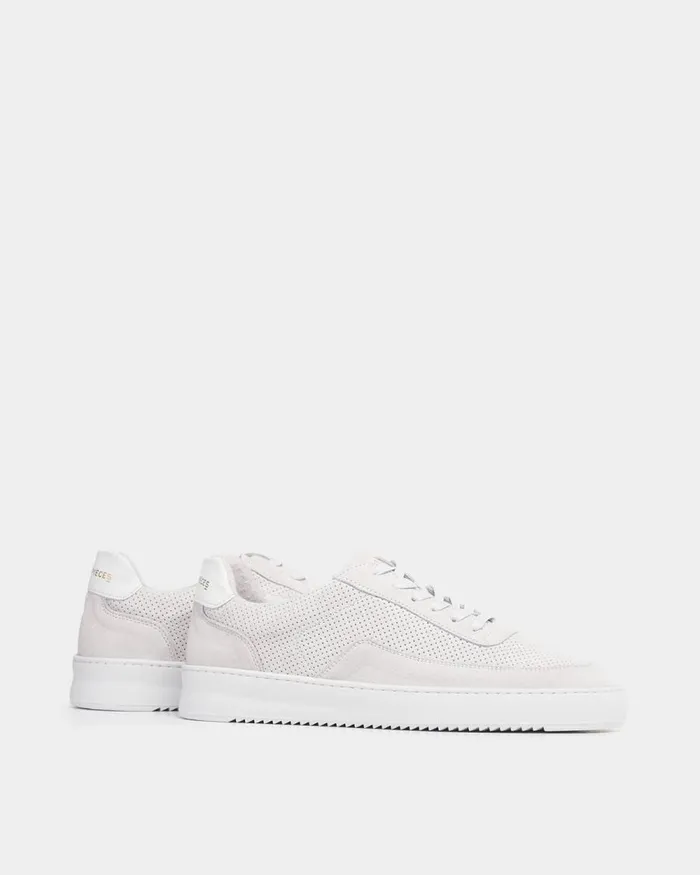 WomenMen Filling Pieces Sneakers Mondo Perforated White