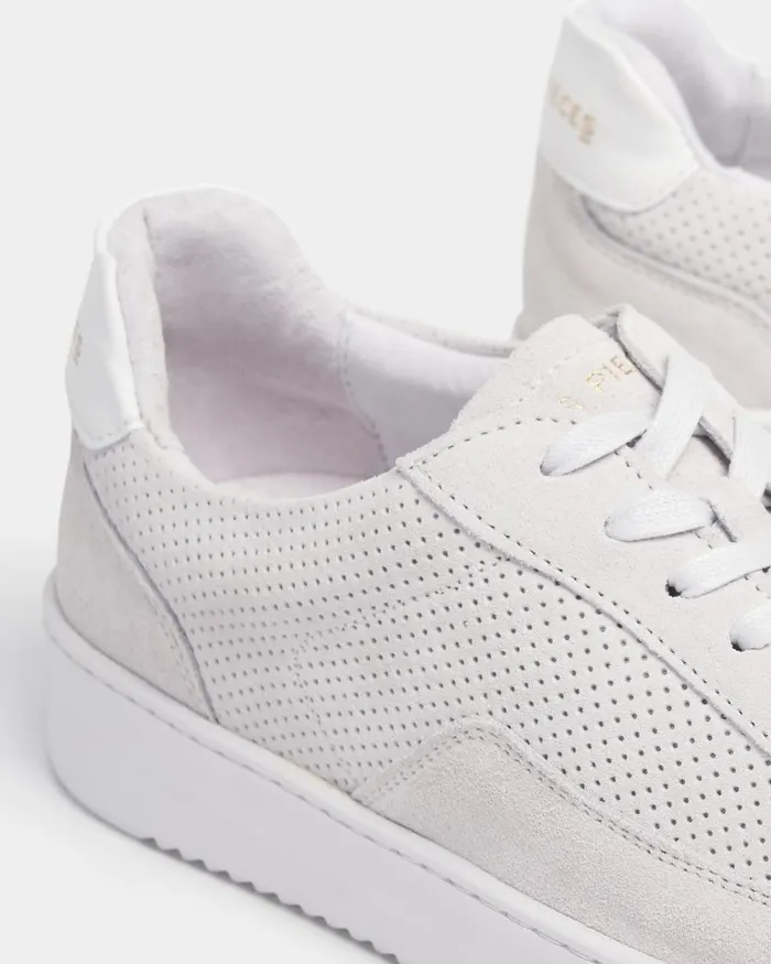 WomenMen Filling Pieces Sneakers Mondo Perforated White