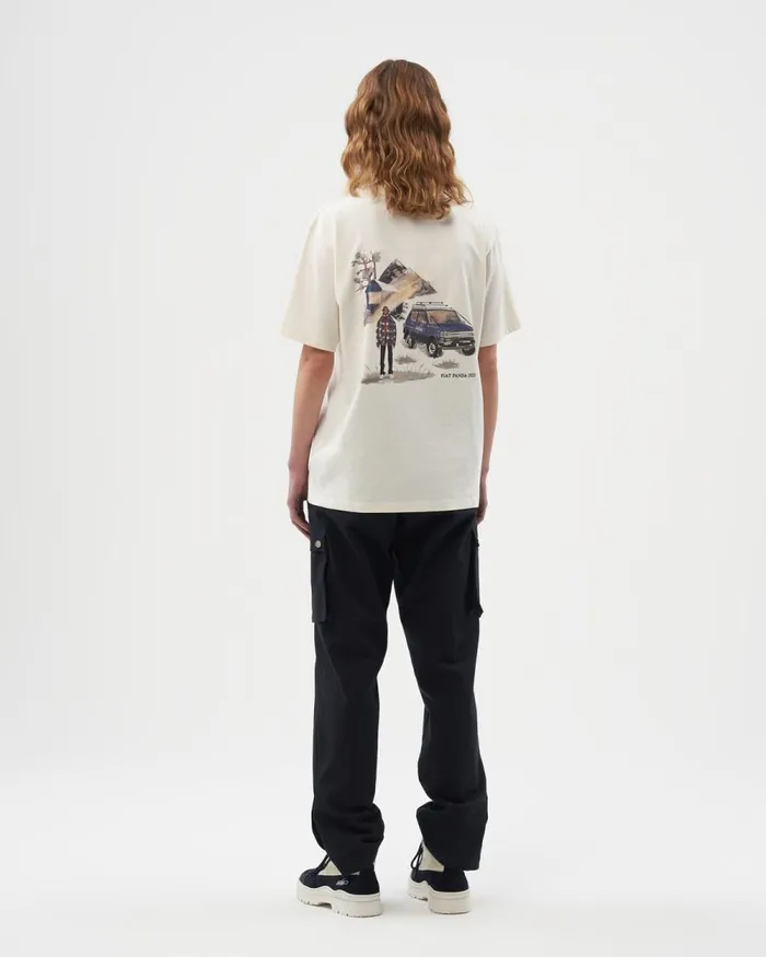 WomenMen Filling Pieces TShirts and Shirts Core Tee Differs Off White