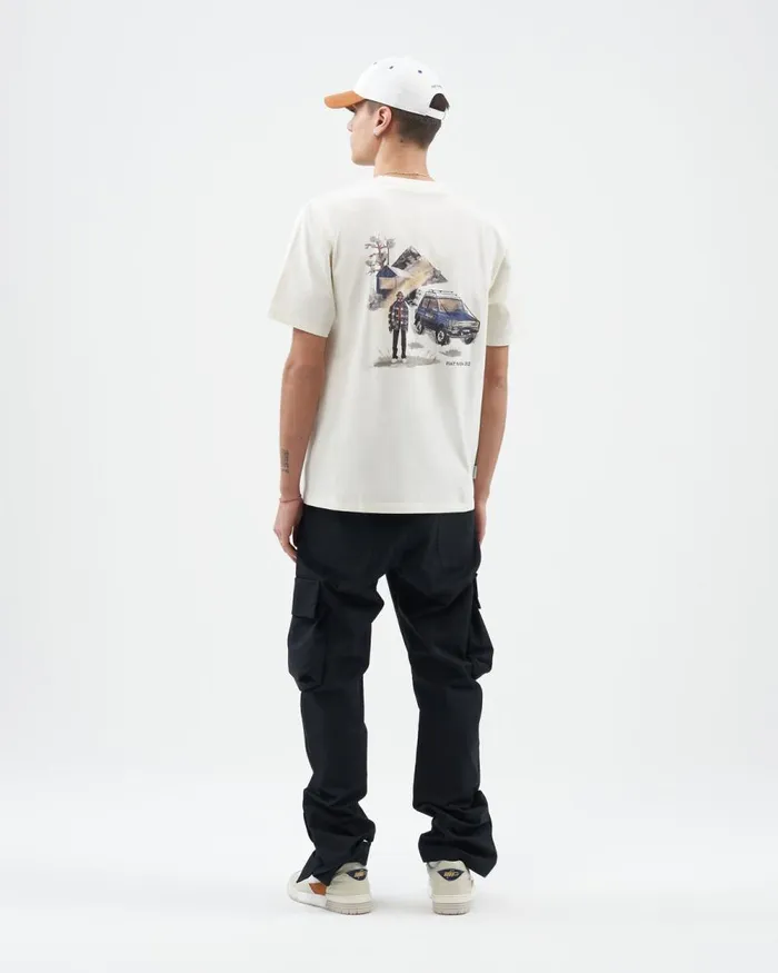 WomenMen Filling Pieces TShirts and Shirts Core Tee Differs Off White