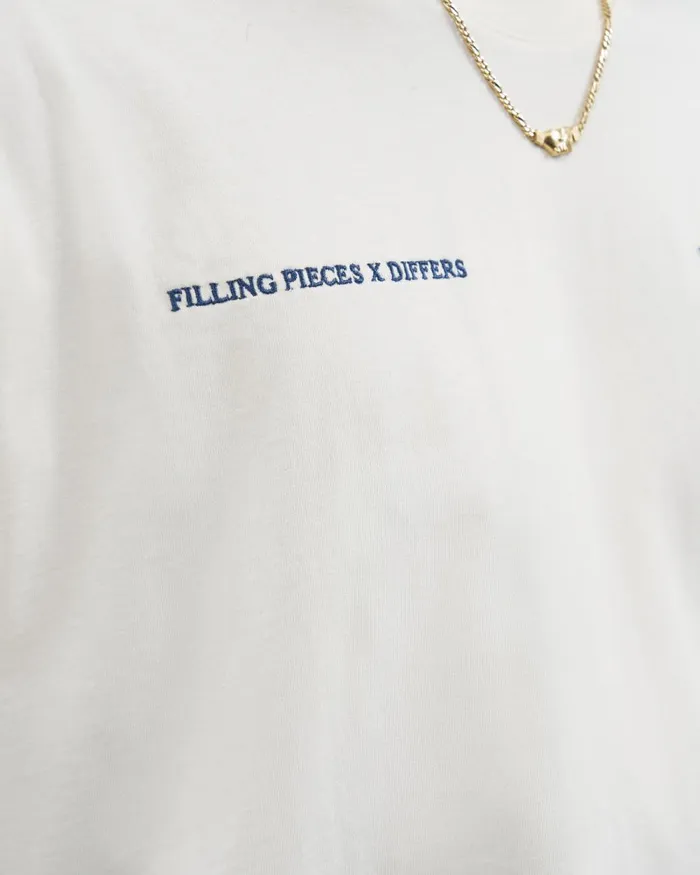 WomenMen Filling Pieces TShirts and Shirts Core Tee Differs Off White