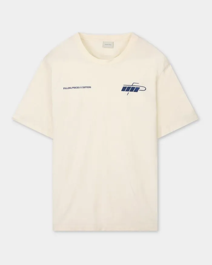 WomenMen Filling Pieces TShirts and Shirts Core Tee Differs Off White