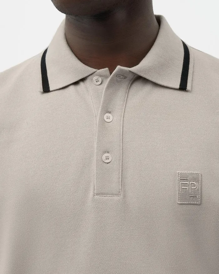 WomenMen Filling Pieces TShirts and Shirts Lux Polo Cool Grey